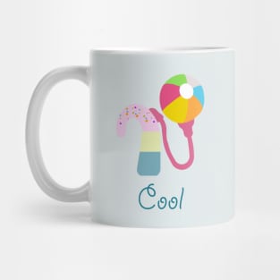 Cochlear Implant - Beach Ball Design Mug